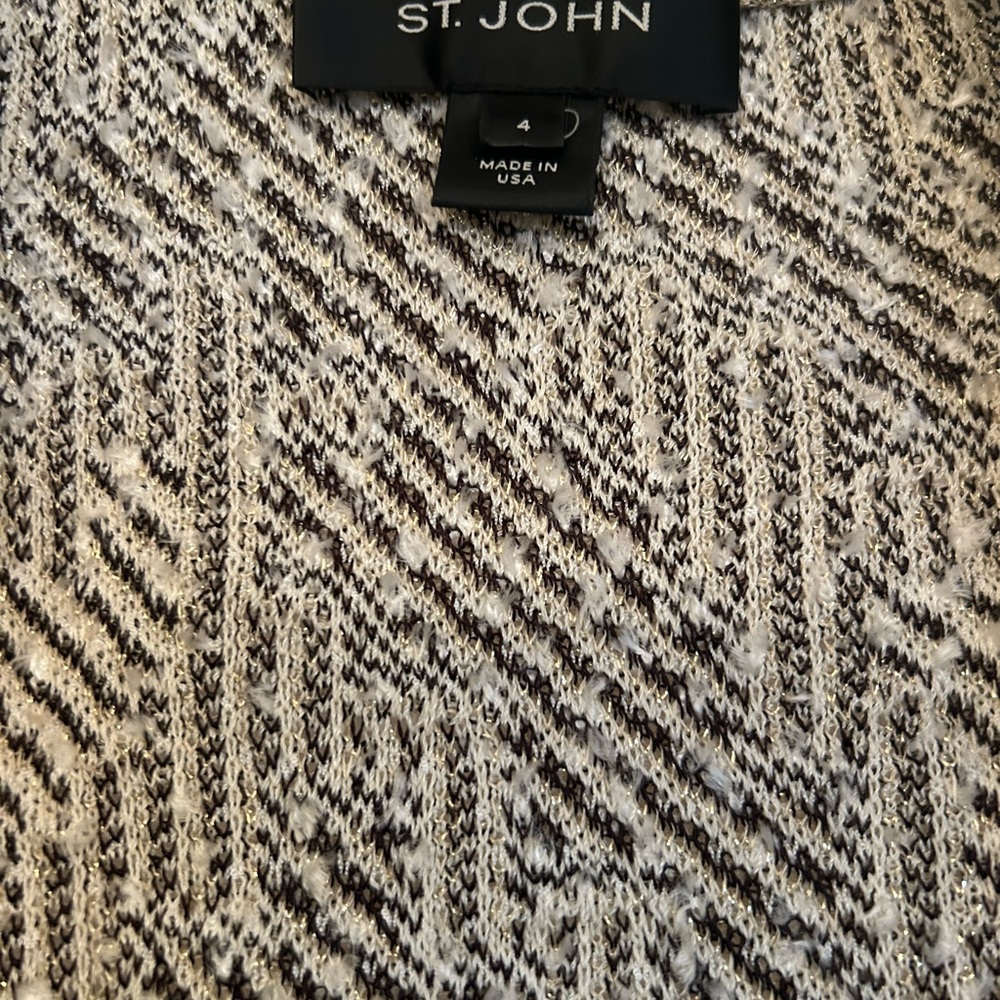 ST. JOHN “ STUNNING “ TWO PIECE EVENING WEAR 4  Worn twice Excellent Condition - Picture 7 of 13